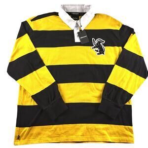 NWT The Hundreds x Harry Potter House Hogwarts‎ Rugby Hufflepuff Polo Size 2X